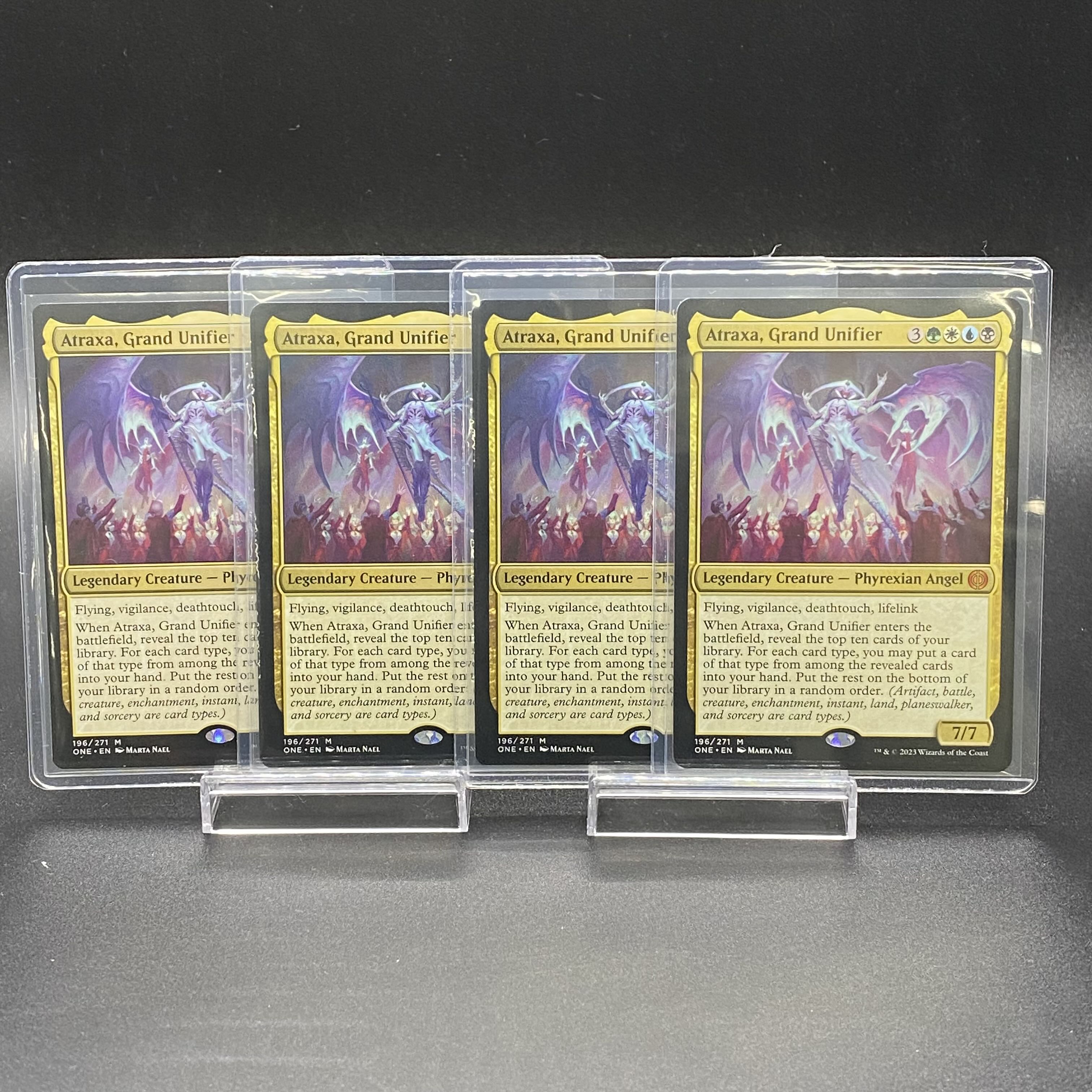 MTG 偉大なる統一者、アトラクサ 【英語版】 拡張アートFOIL 2枚セット