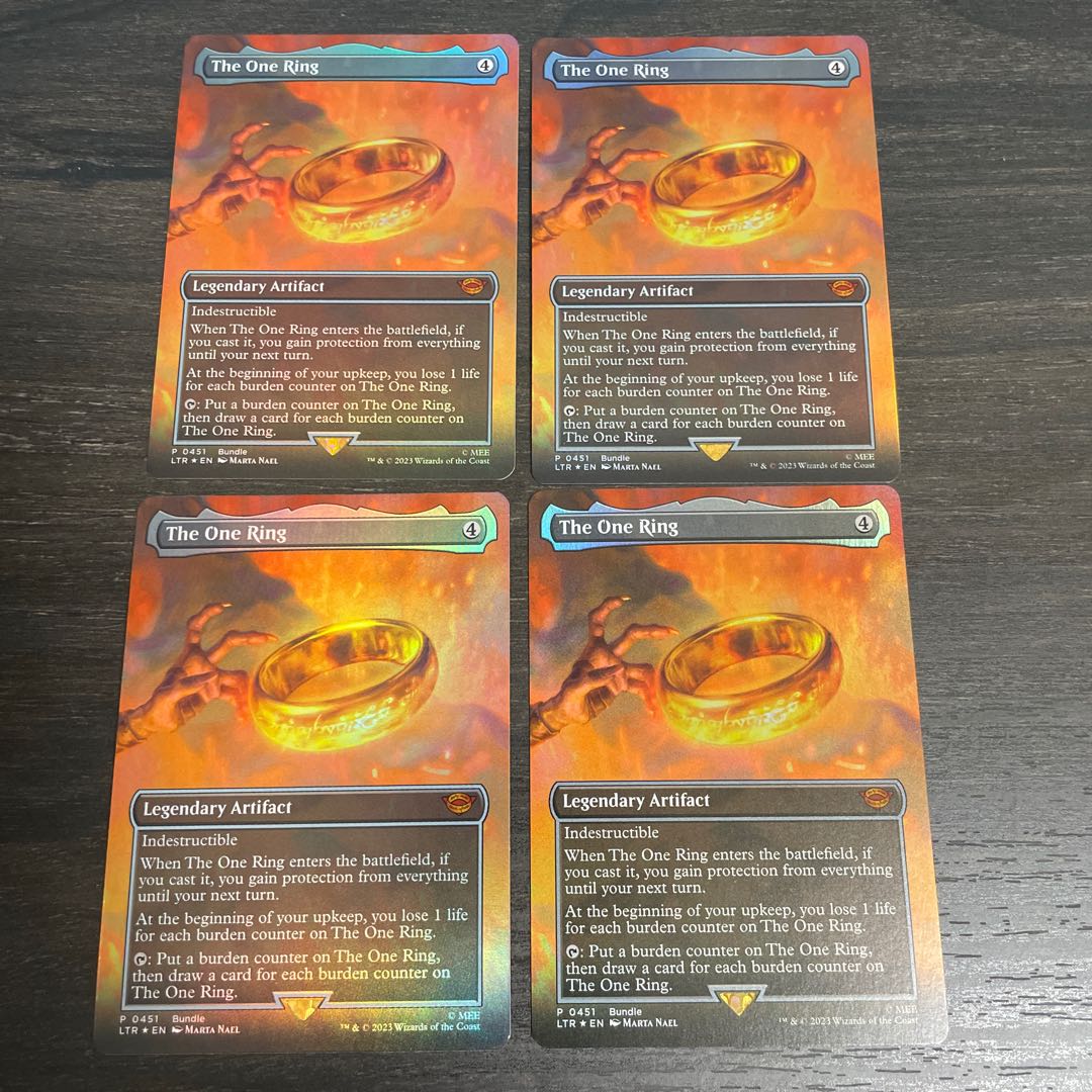 一つの指輪⁄The One MTG 一つの指輪/The One Ring 英語 拡張アート