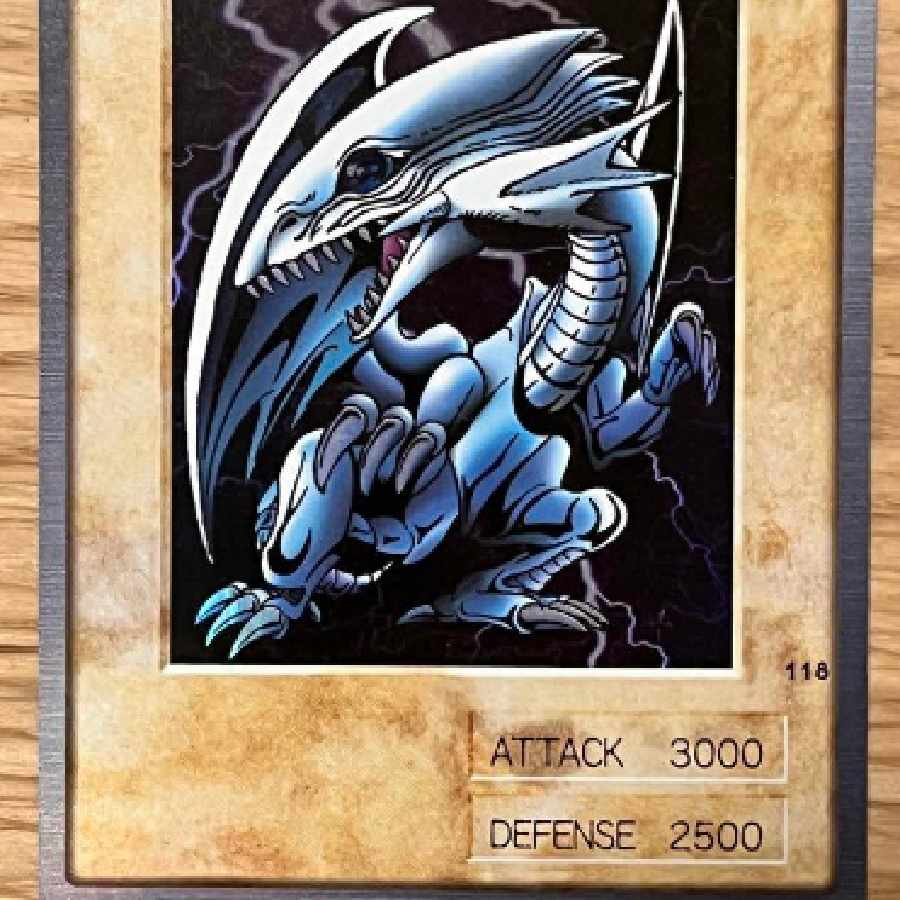 遊戯王 ブルーアイズホワイトドラゴン 青眼の白龍 英語表記 バンダイ 1