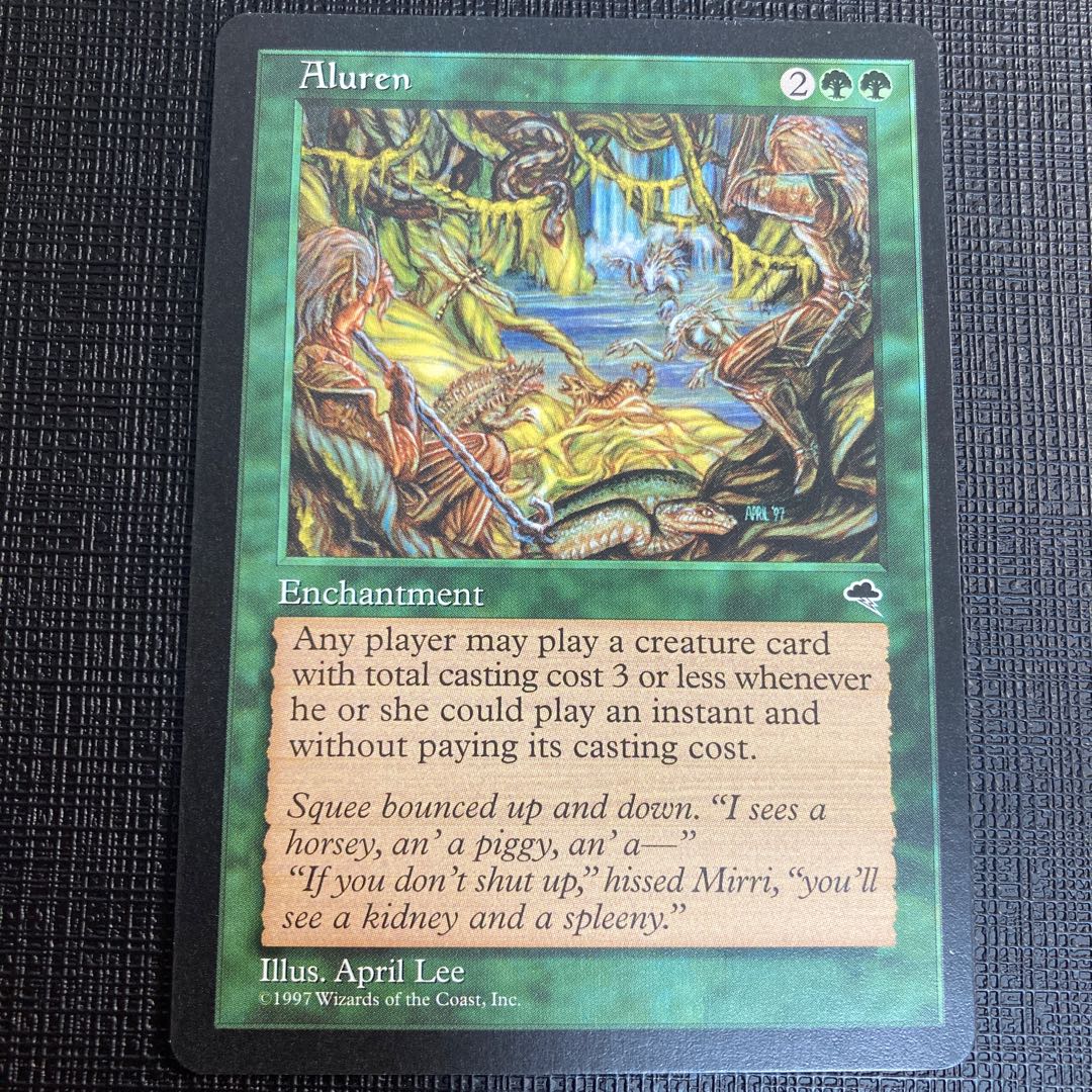 魔の魅惑 英語 2枚 MTG 魔の魅惑 Aluren 英語 2枚 EX]魔