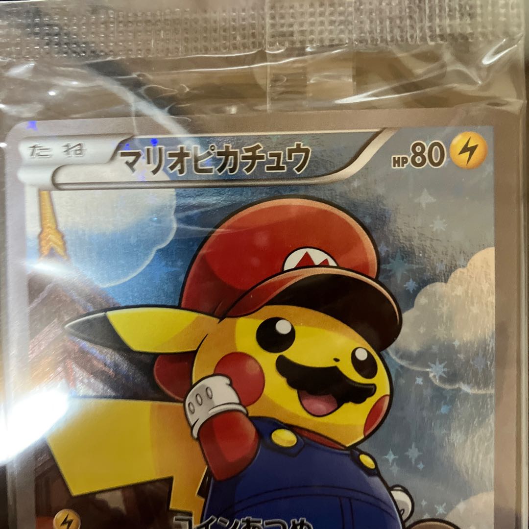 ポケモンカード マリオピカチュウ スリーブ 新品未開封 マリオ