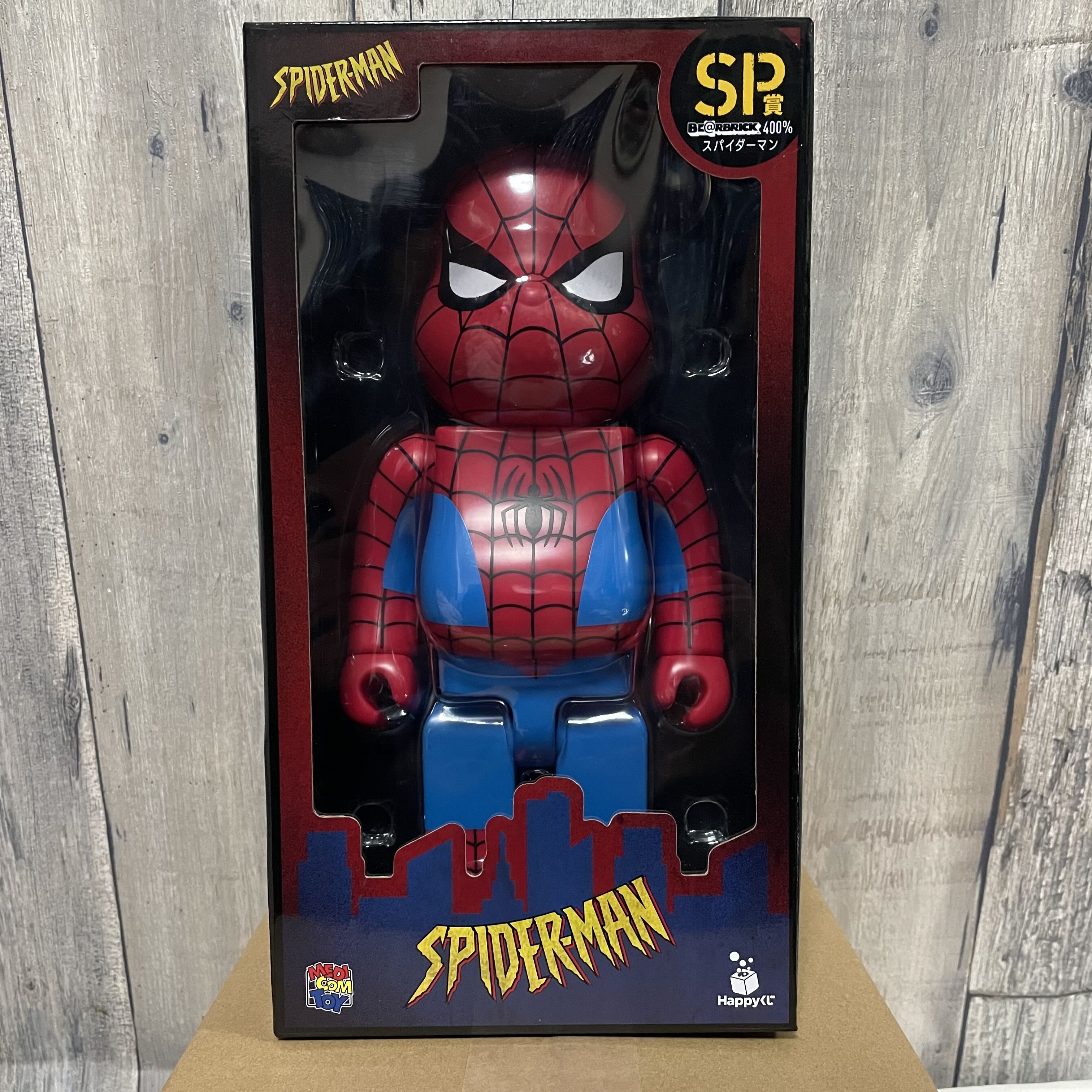 happy raffle Bearbrick SP Prize 400% Spiderman (New) （108449556