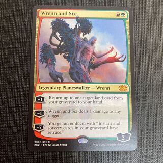 MTG レンと六番 英語 初版foil MTG レンと六番 日本語、テクスチャー