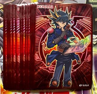 未開封品】遊戯王5D's 竜の紋章 （赤）スリーブ50枚入り 状態A