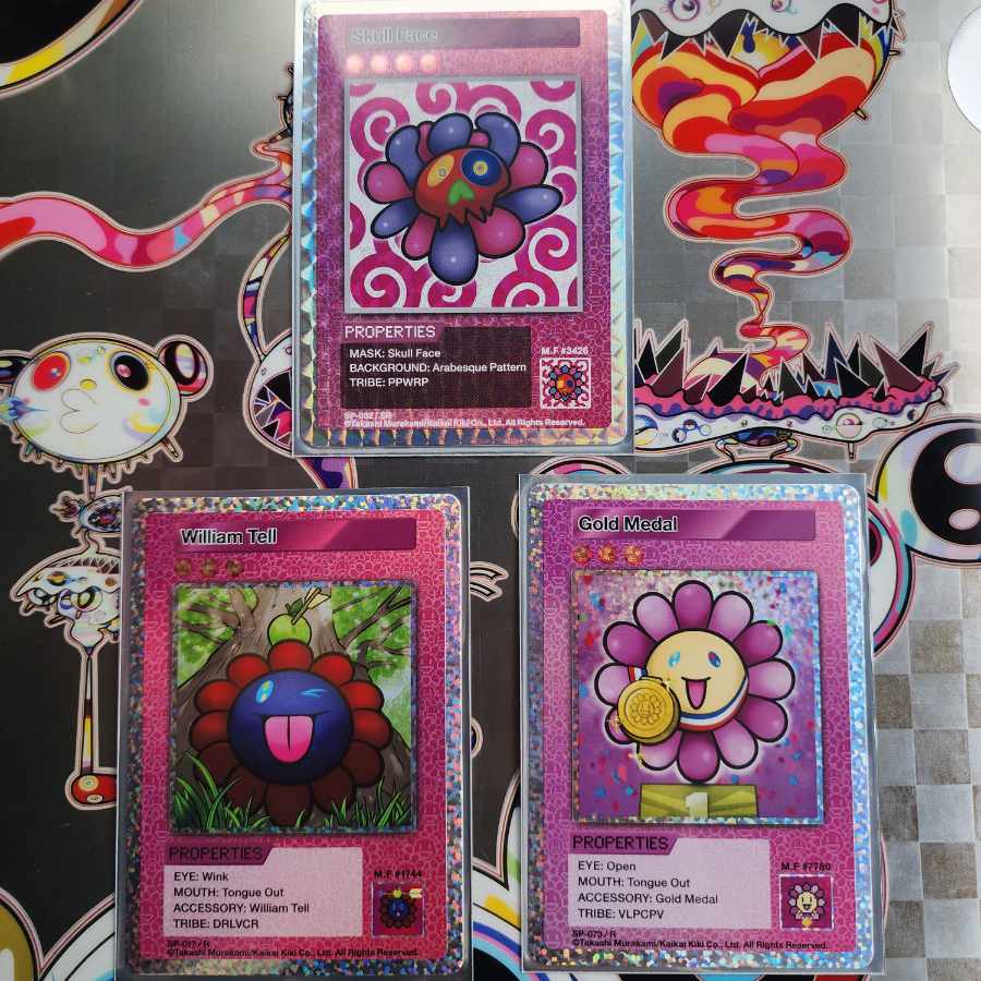 PSA10】日本語 ドクロ顔 SR 108フラワーズ 村上隆 032 PSA10】日本語