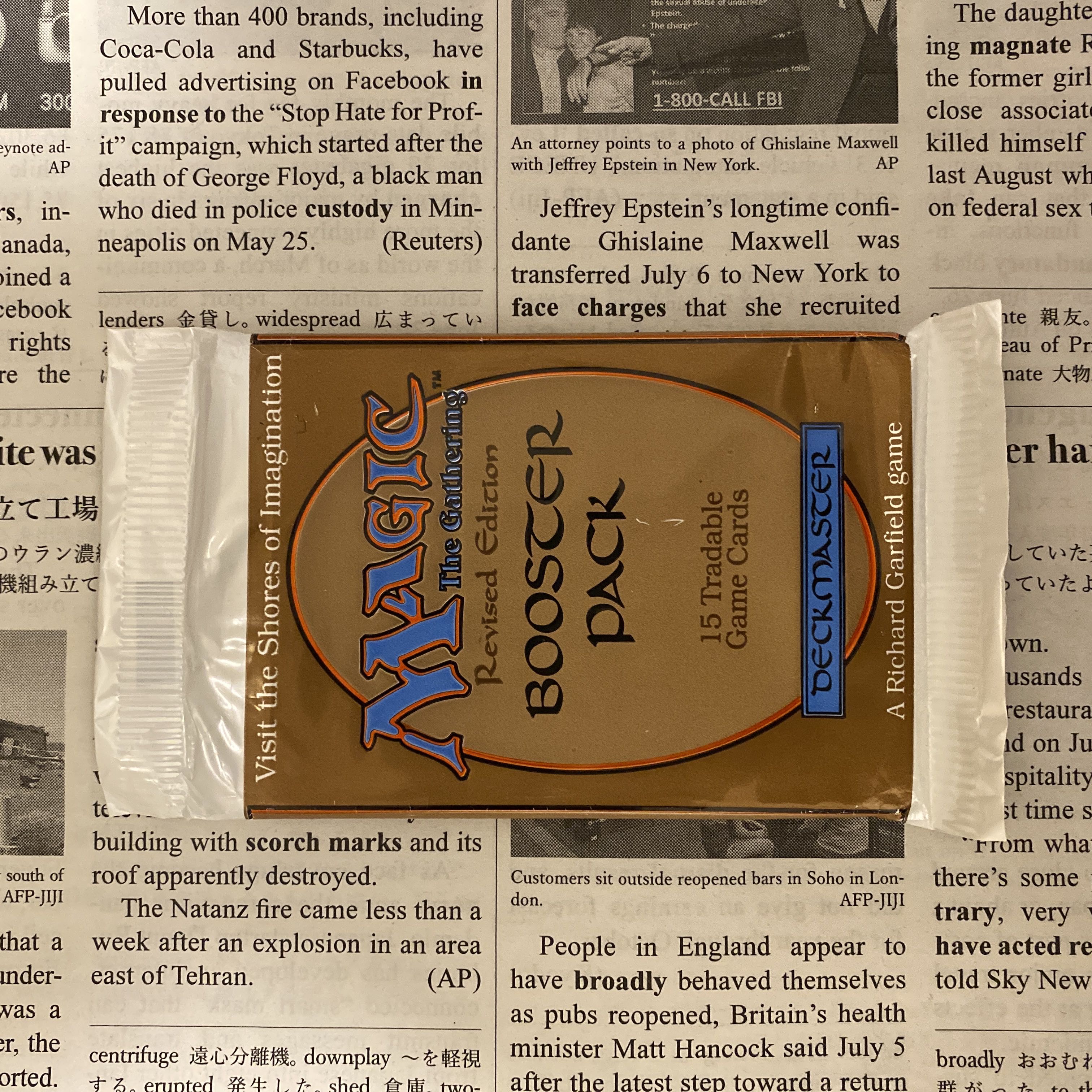 Revised 英語 EN 3EDリバイズド 未開封 ブースターパック MTG Revised