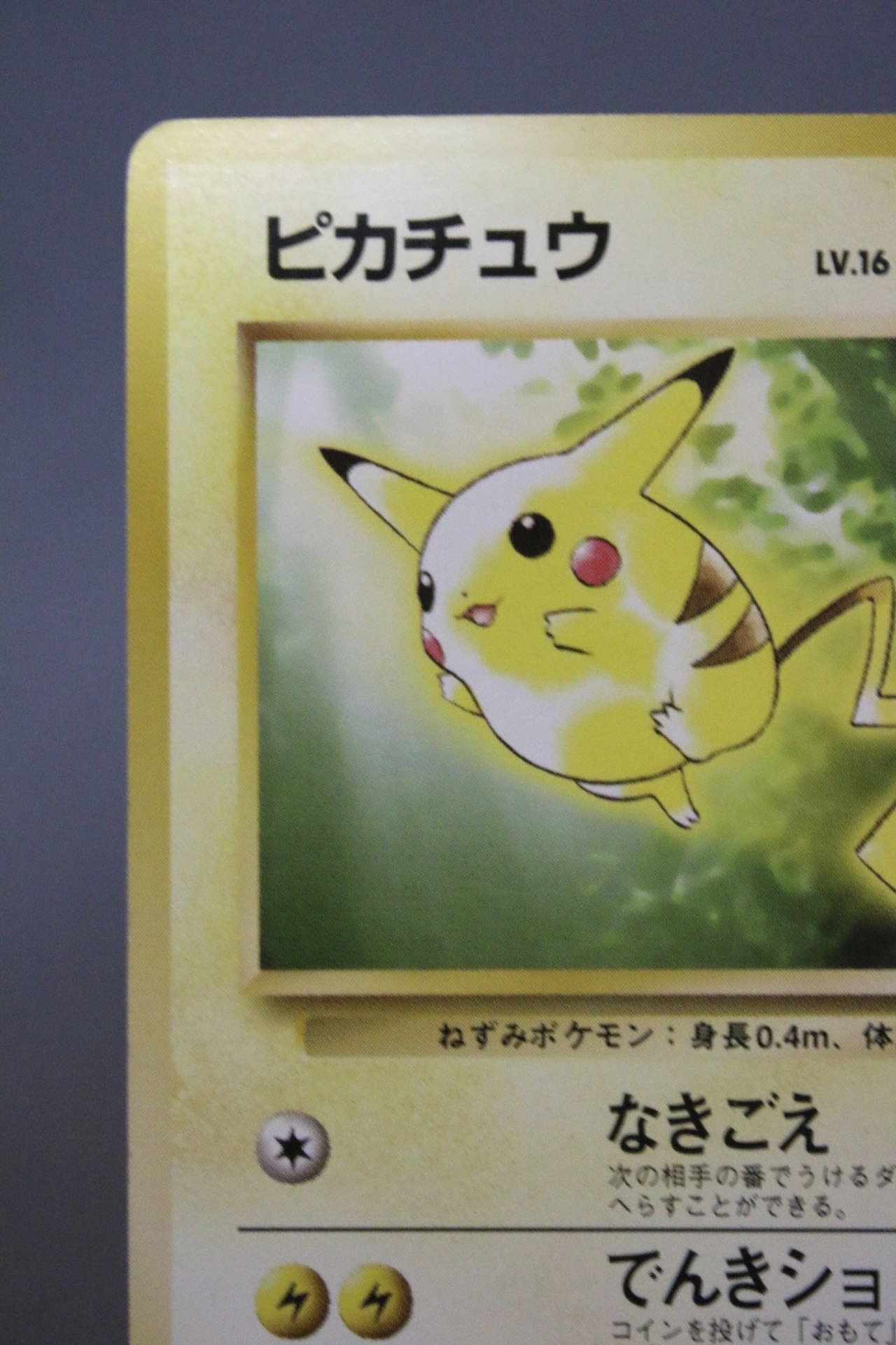 旧裏.希少】ピカチュウ LV.16トヨタオートキャンペーンPROMOマーク無し