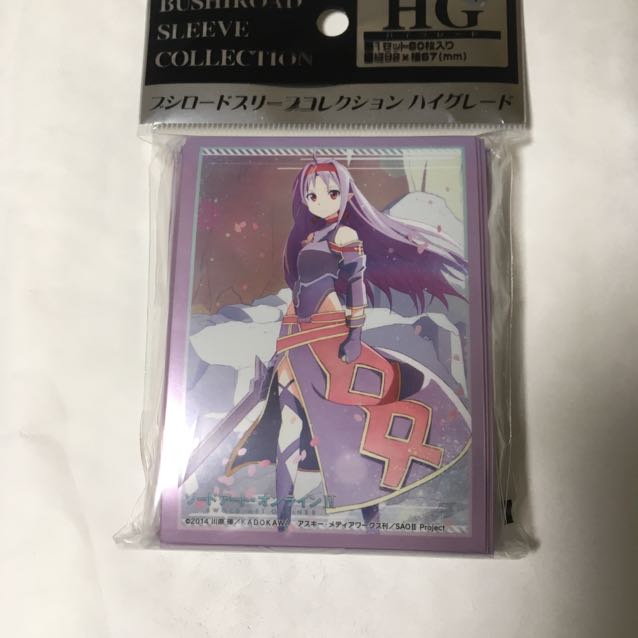 ラバーマット/スリーブSAO ユウキ セット品プレイマット スリーブ