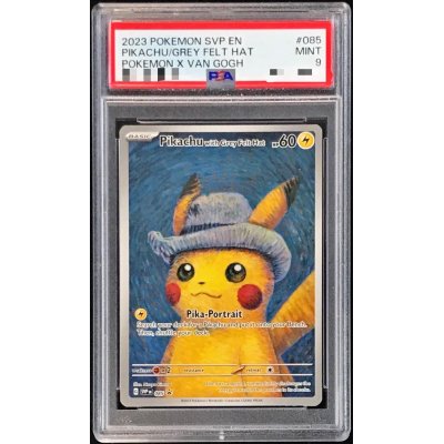 ゴッホピカチュウ PSA9 付属カード付（未鑑定） PSA9鑑定済〕Pikachu