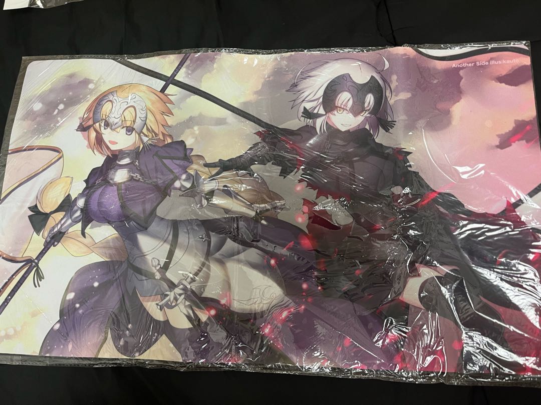 FGO ジャンヌオルタ ジャンヌダルク 混沌の女神様 光るプレイマット