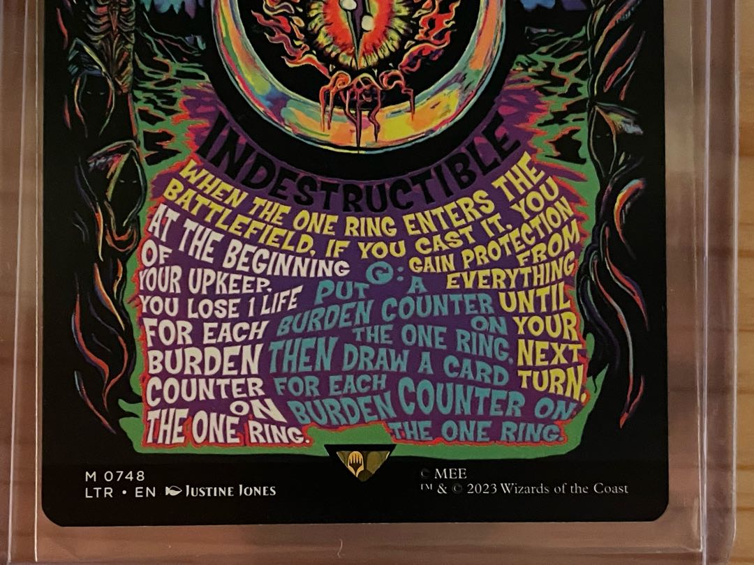 一つの指輪 / The One Ring 英語 MTG 一つの指輪 英語版 foil 一つの