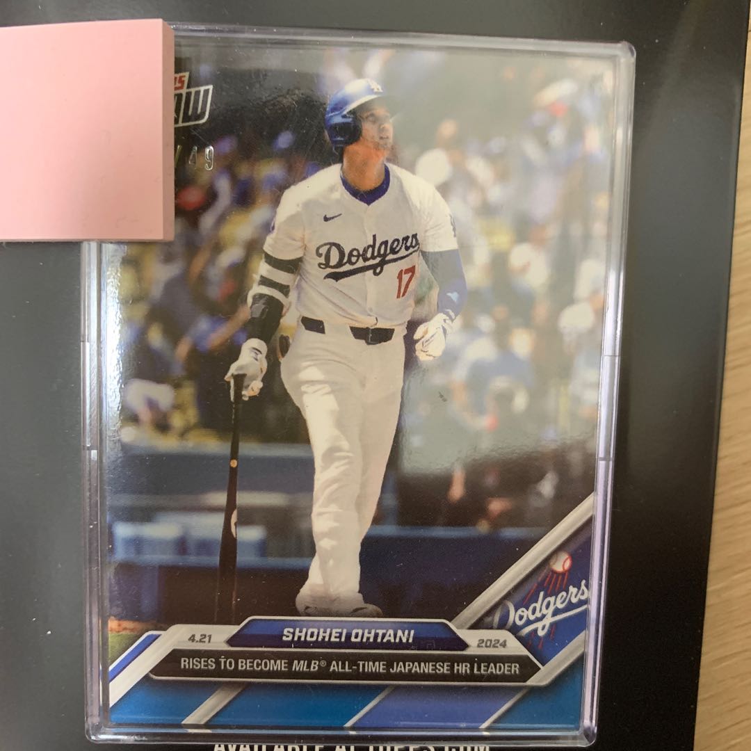 topps now 大谷翔平 49枚限定シリアル入りパラレル版 MLB - 大谷翔平