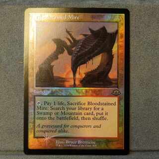 MTG 血染めのぬかるみ 英語 4枚 オンスロート Foil】《血染めの