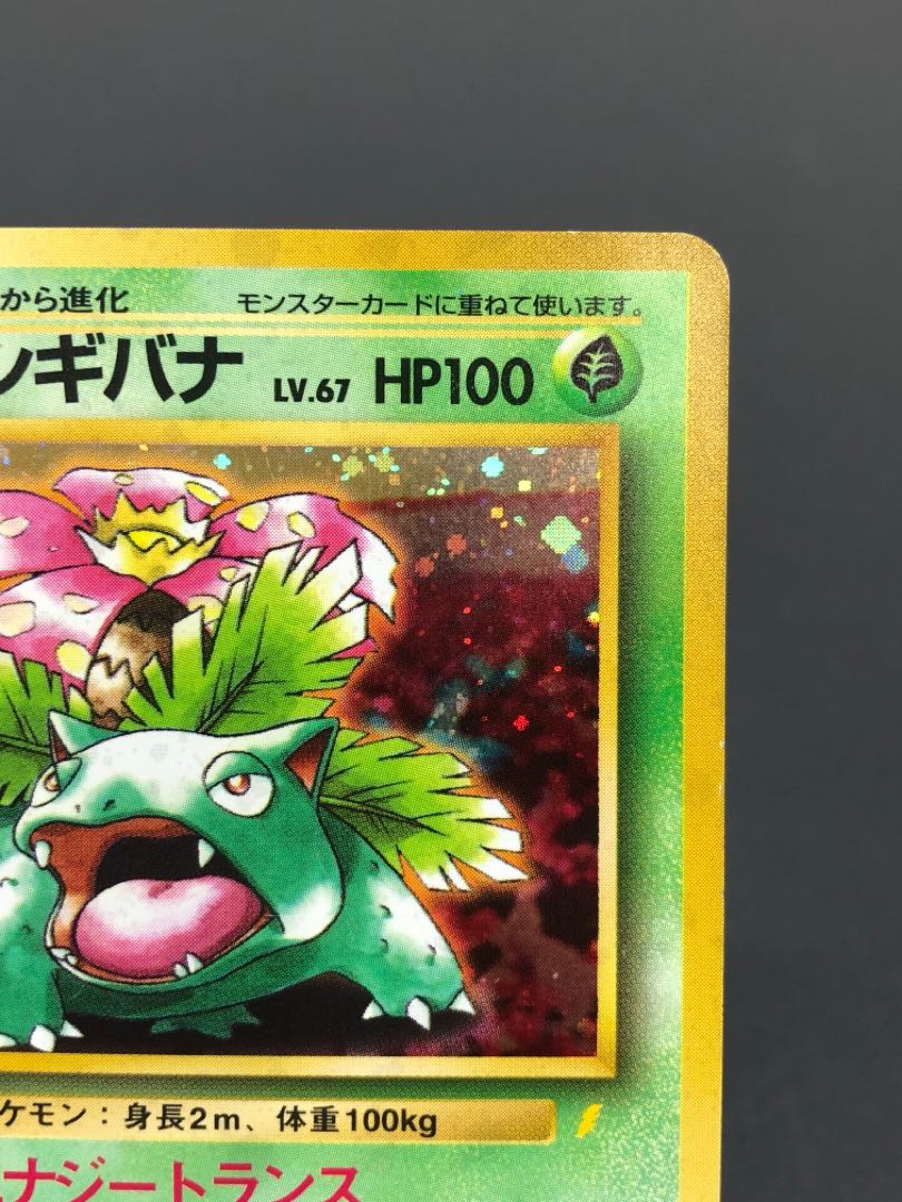 初期フシギバナ エラーカード 星なし 旧裏 ポケモンカード 星なし 激