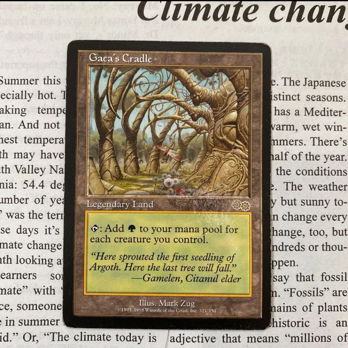 ガイアの揺籃の地 英語 ダメージ ガイアの揺籃の地 英語 ダメージ MTG