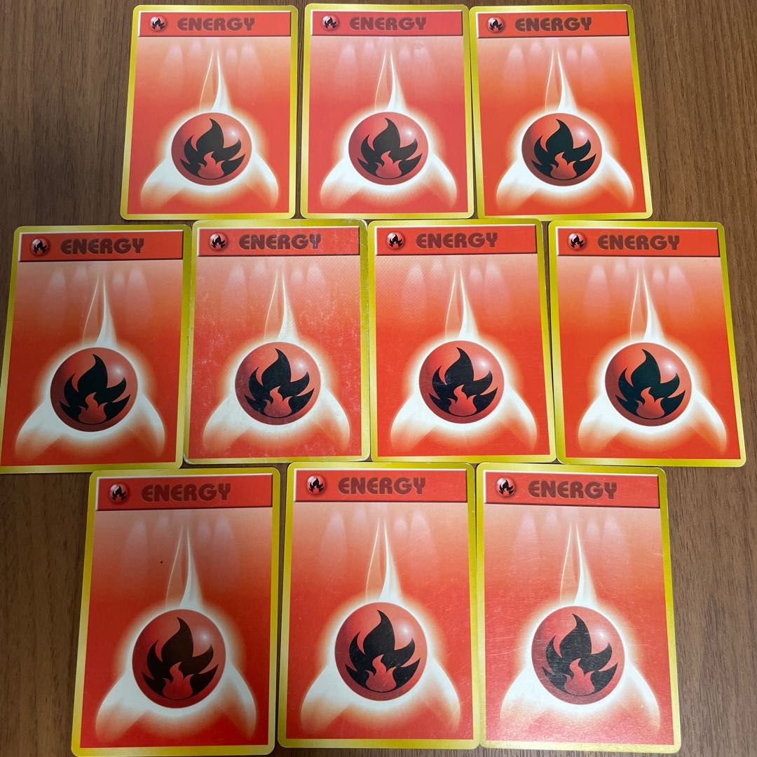 ◯ポケモンカード◯炎エネルギー10枚◯旧裏 10枚の通販 もっちー
