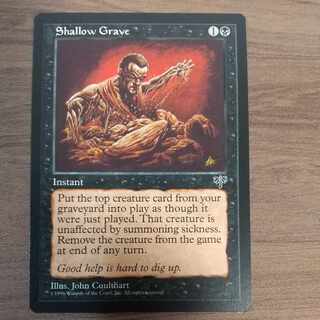 MtG 浅すぎる墓穴 【MIR】日本語版 MTG 日本語版 Shallow Grave 浅