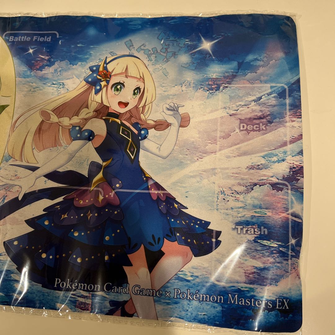 新品未開封 ポケマスEX リーリエ プレイマット 当選通知&箱付きポケカ