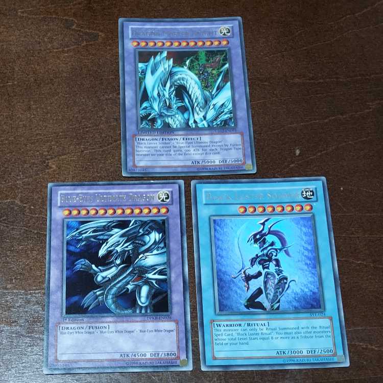 青眼の白龍プリシクPSA9、カオスソルジャーレリーフ他