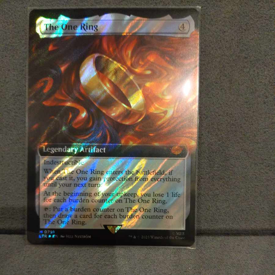 ラスト1枚 MTG 一つの指輪 銀幕foil シルバーfoil ラスト1枚 MTG 一