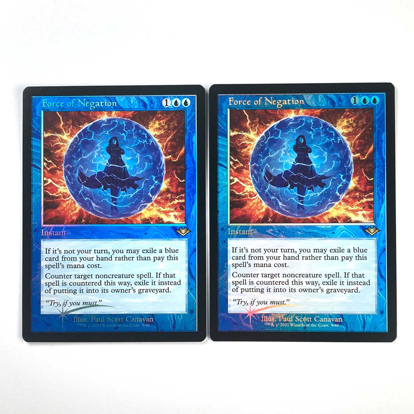 Force of Negation/Force of negation Old Frame Foil English 2