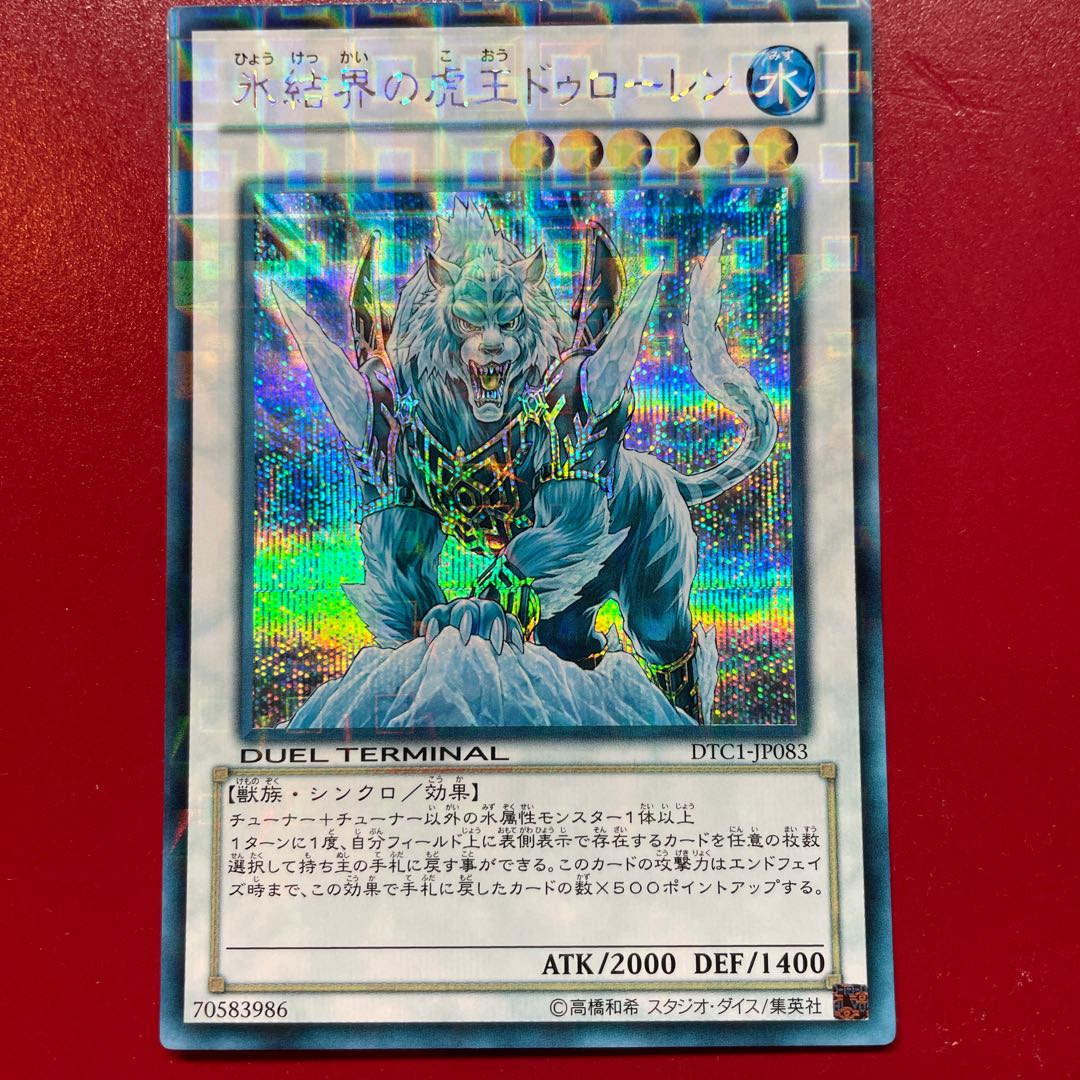 遊戯王 氷結界の虎王ドゥローレン DTC シークレット psa10 Amazon.co