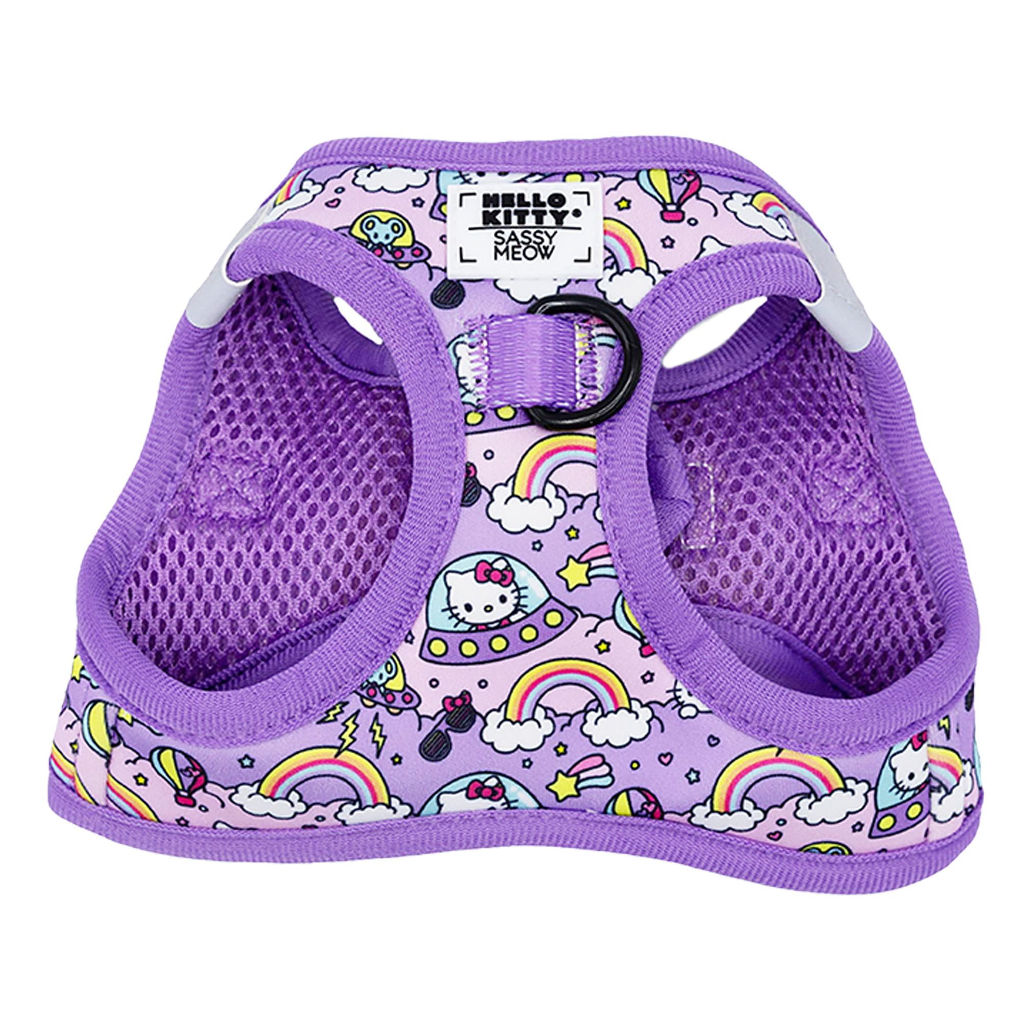 Sassy Meow Hello Kitty® Purple Step-In Cat Harness