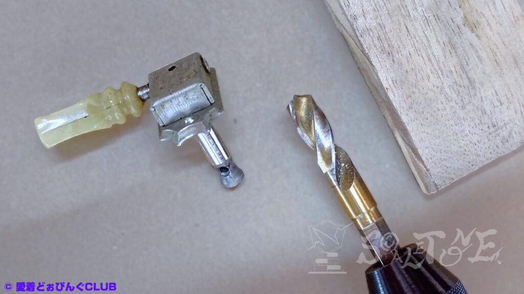 ギターペグ 曲がり修正治具 製作 ギターペグ 曲がり修正治具 製作