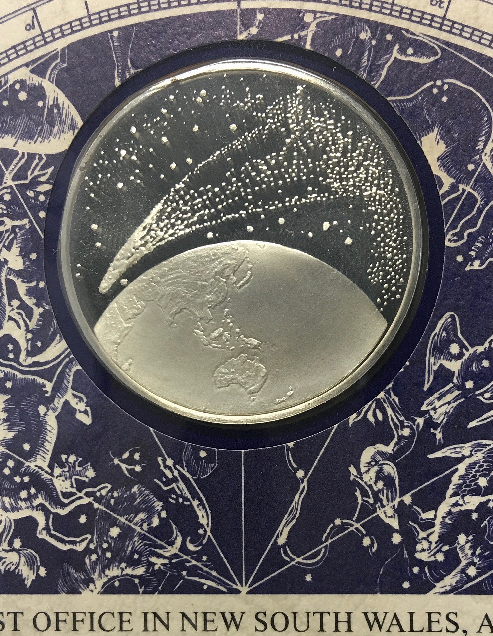 ハレー彗星地球大接近天体ショー記念/1986年オーストラリア発行/純