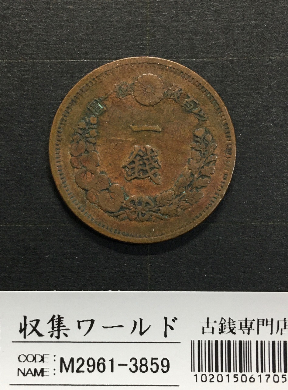 竜 1銭 1876年(明治9年銘)準特年 波ウロコ 1銭銅貨 流通並品 | 収集