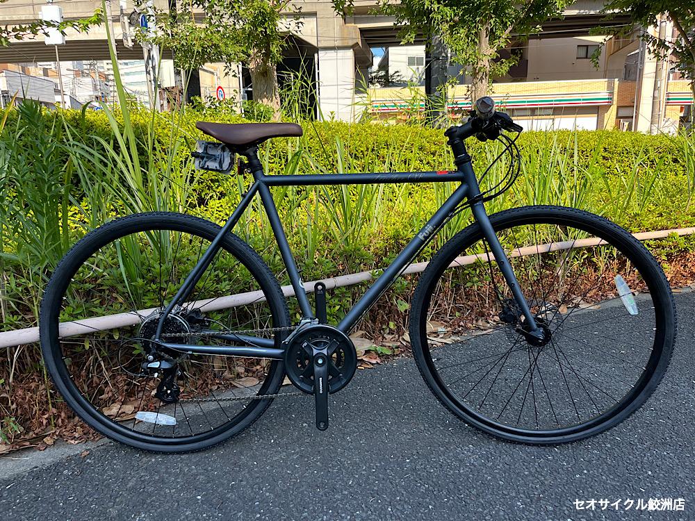 s*i様 FUJI フェザーロードバイク 700C ブラック FUJI】マットブラック