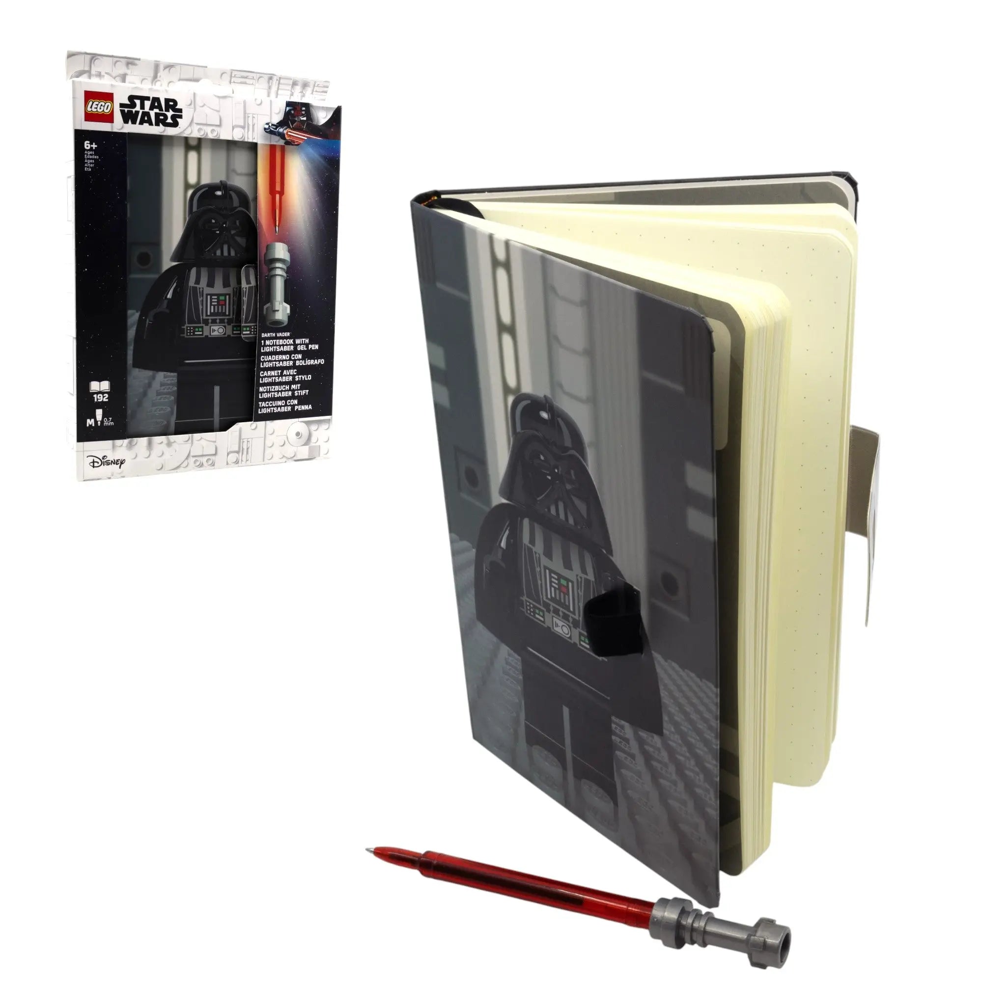 LEGO Star Wars™ Dotted Notebook with Lightsaber Gel Pen - Darth