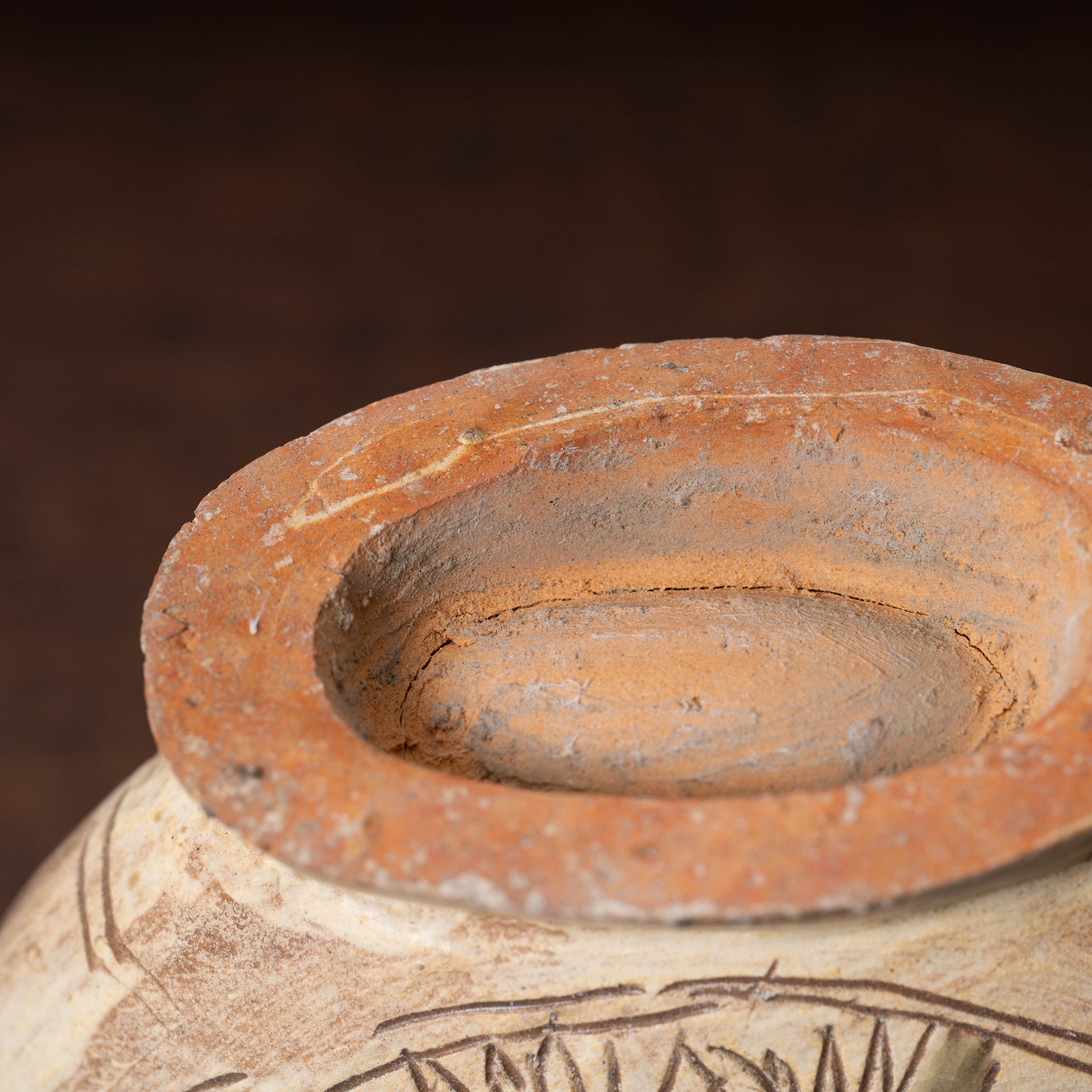 李朝 粉青沙器剥地魚文扁壺 – 燦禾 SANKA