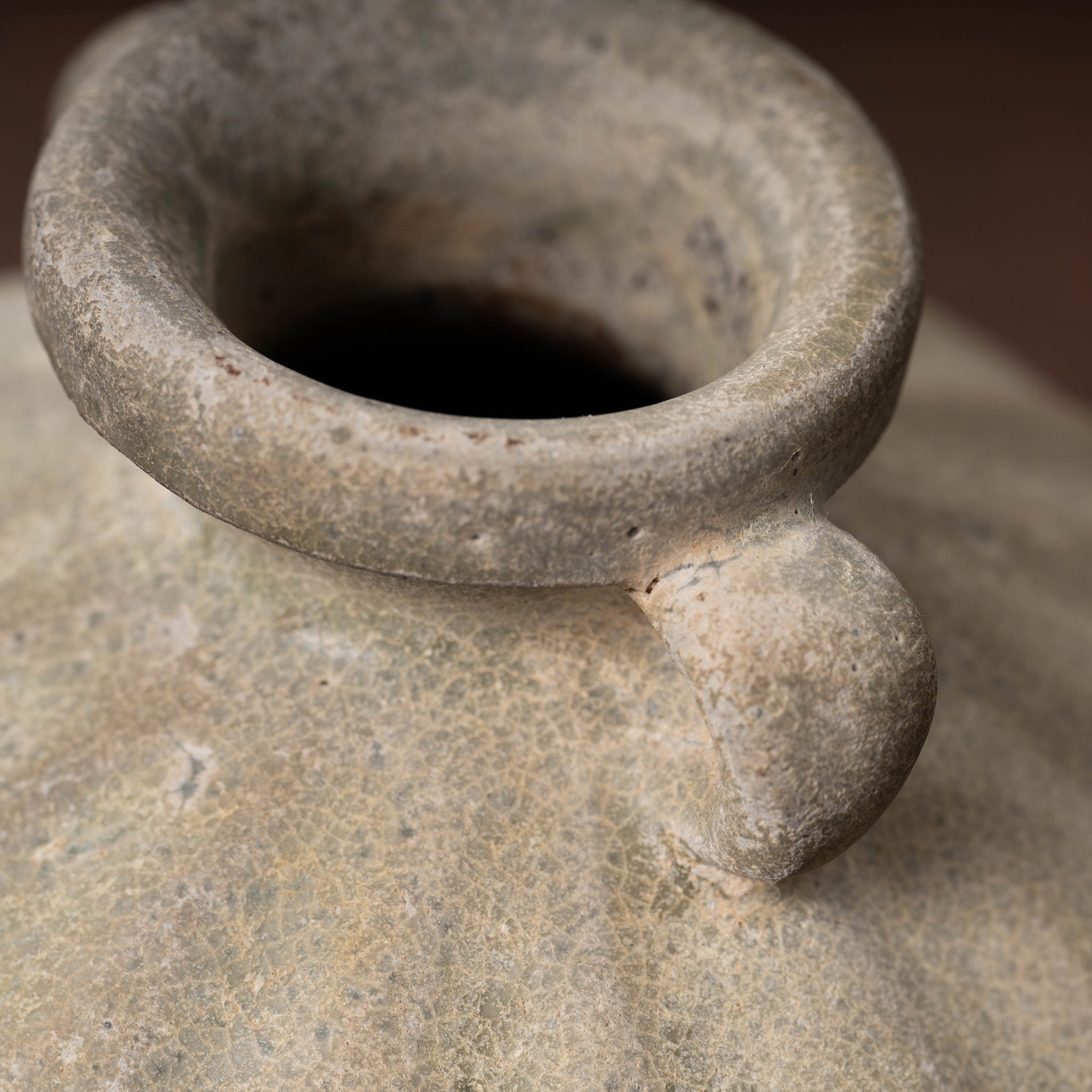 タイ・骨董宋胡録（スンコロク） 白釉 小壺（1301年~1600年） 美術