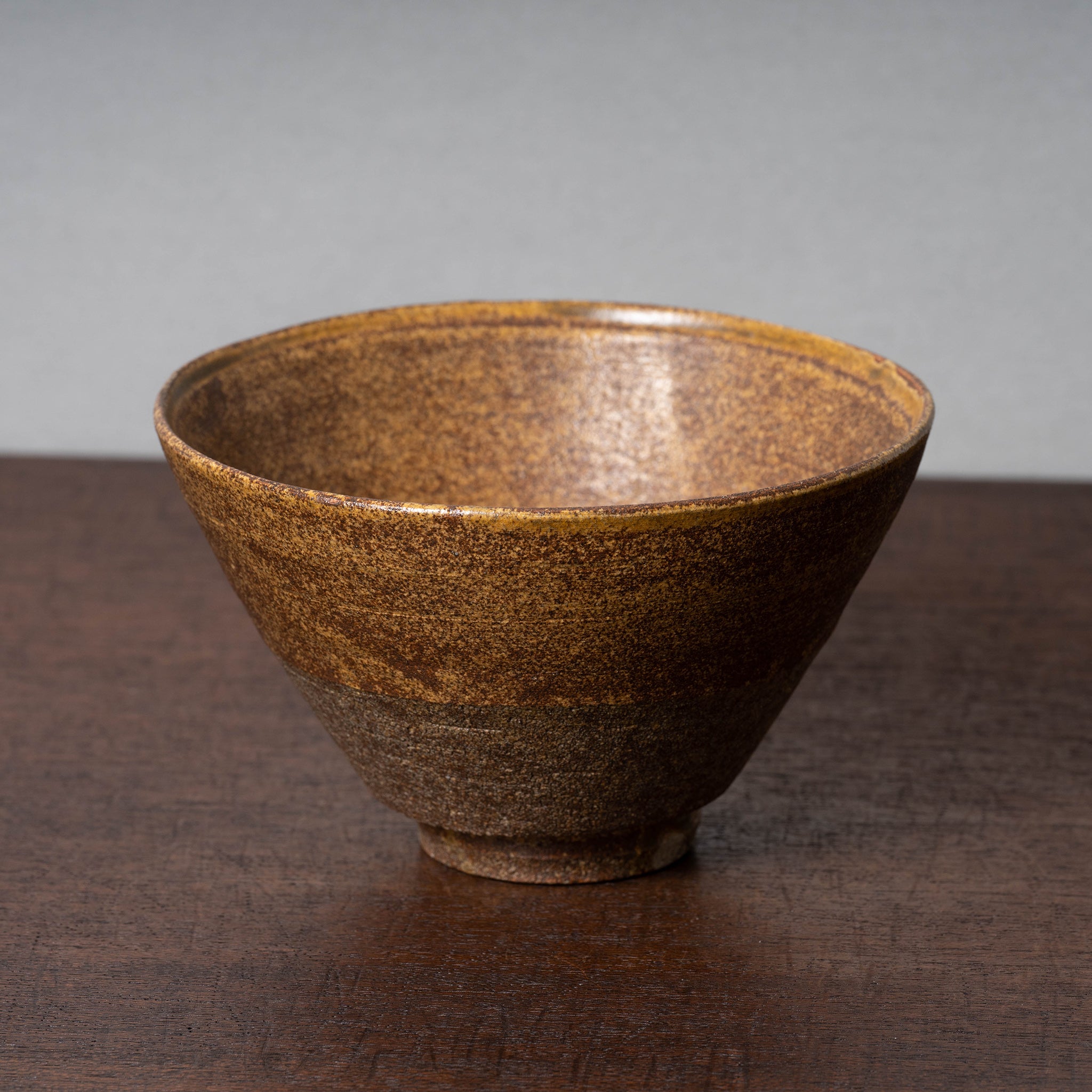 古染三味茶碗 野坂 箱付 茶道具 ウブ品 日本古玩 伝世品焼物