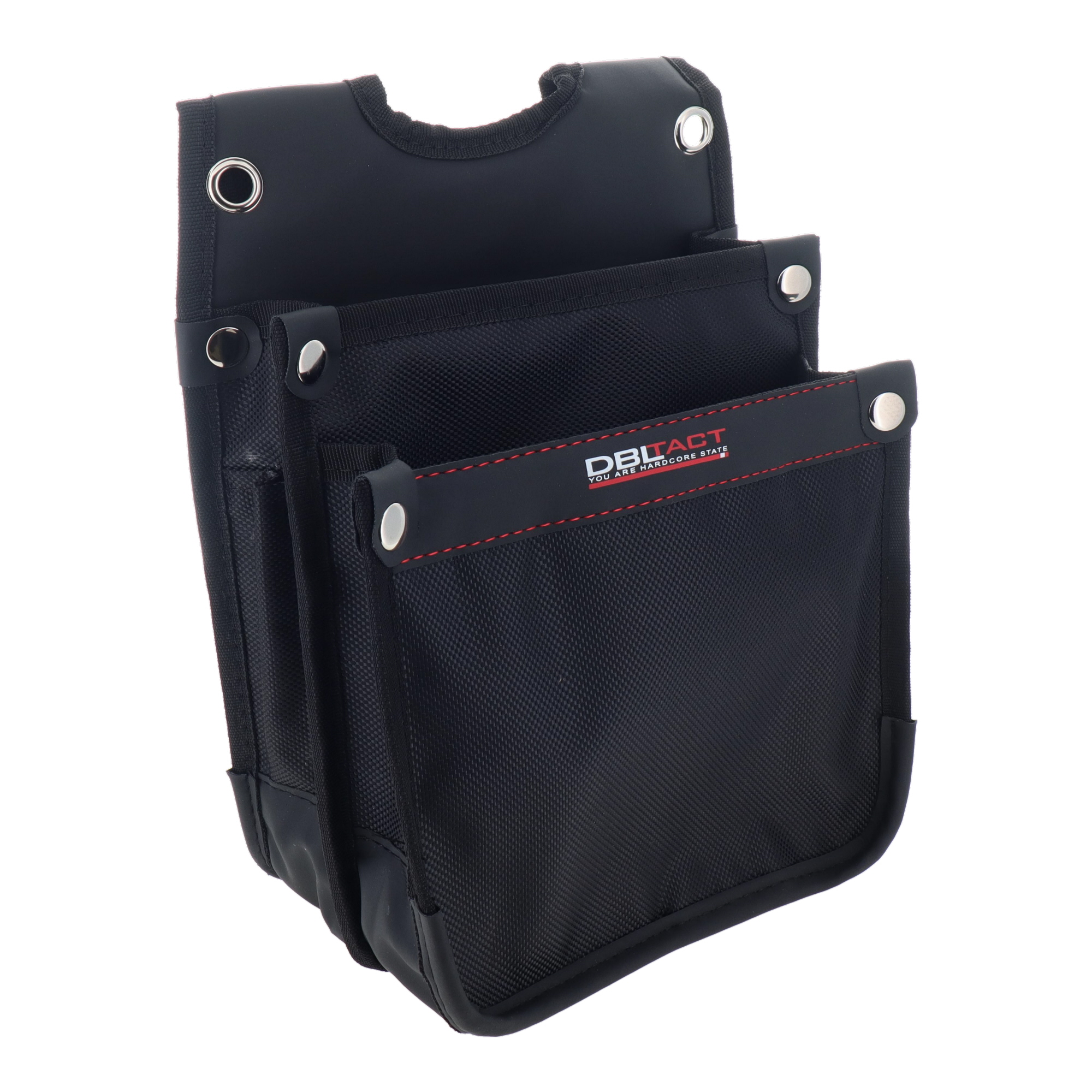 DTS-02-BK 作業ベルト・収納袋 腰袋 デュラソフトケース 電工2段