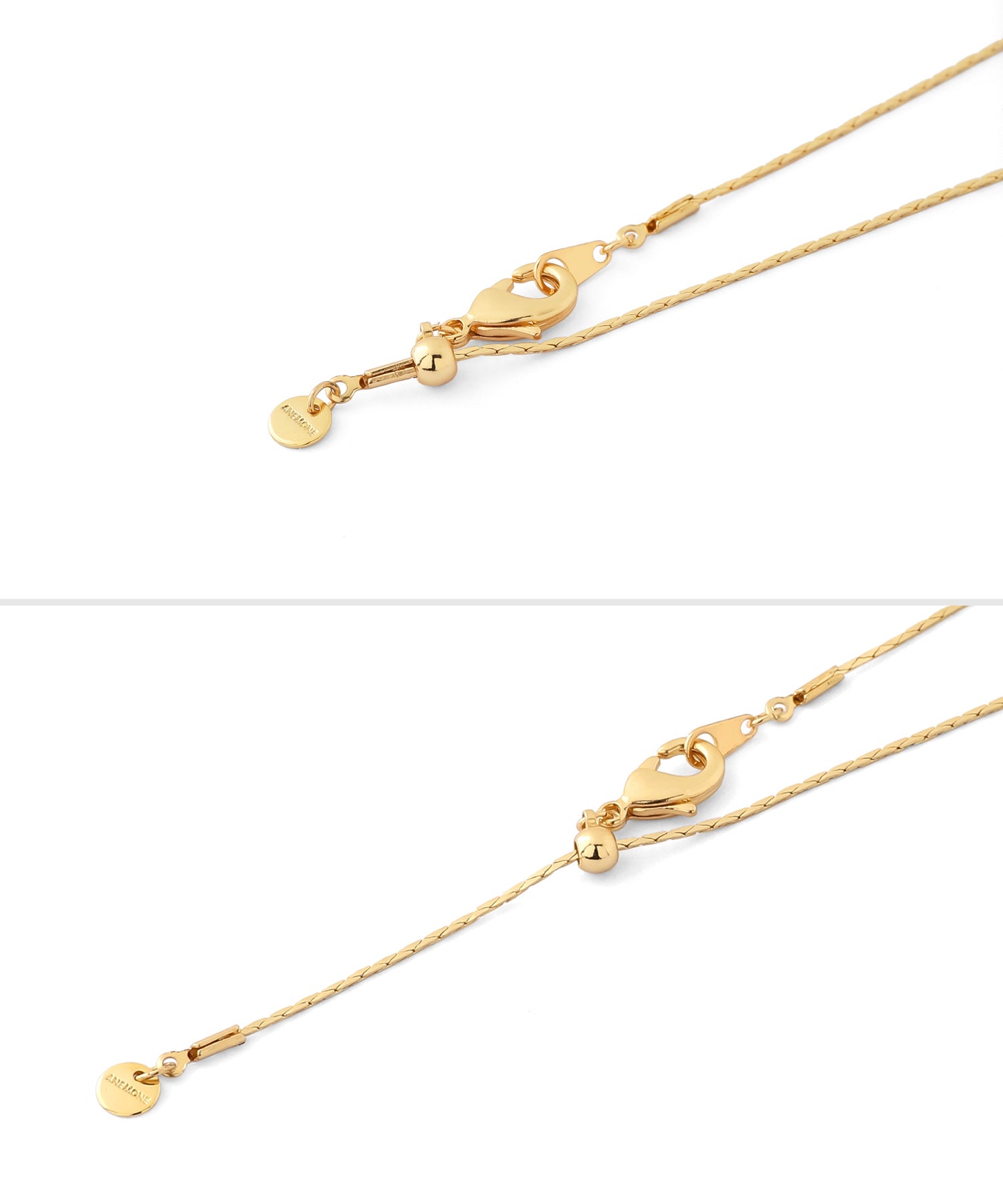 ANEMONE】重なりマルチサークルネックレス｜アネモネ・シエナロゼ