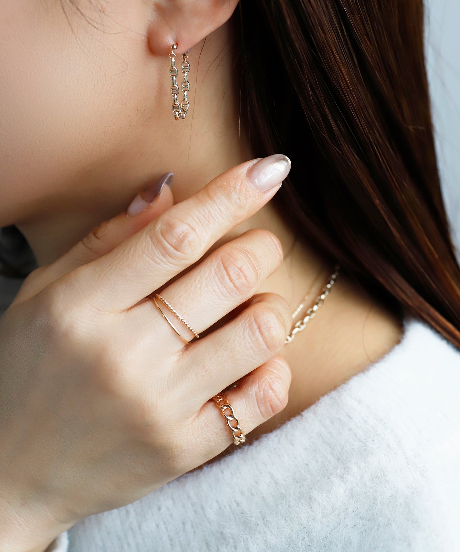 SIENA ROSE】ロロマリーナフープピアス｜SANPO ONLINE(サンポーオンライン)