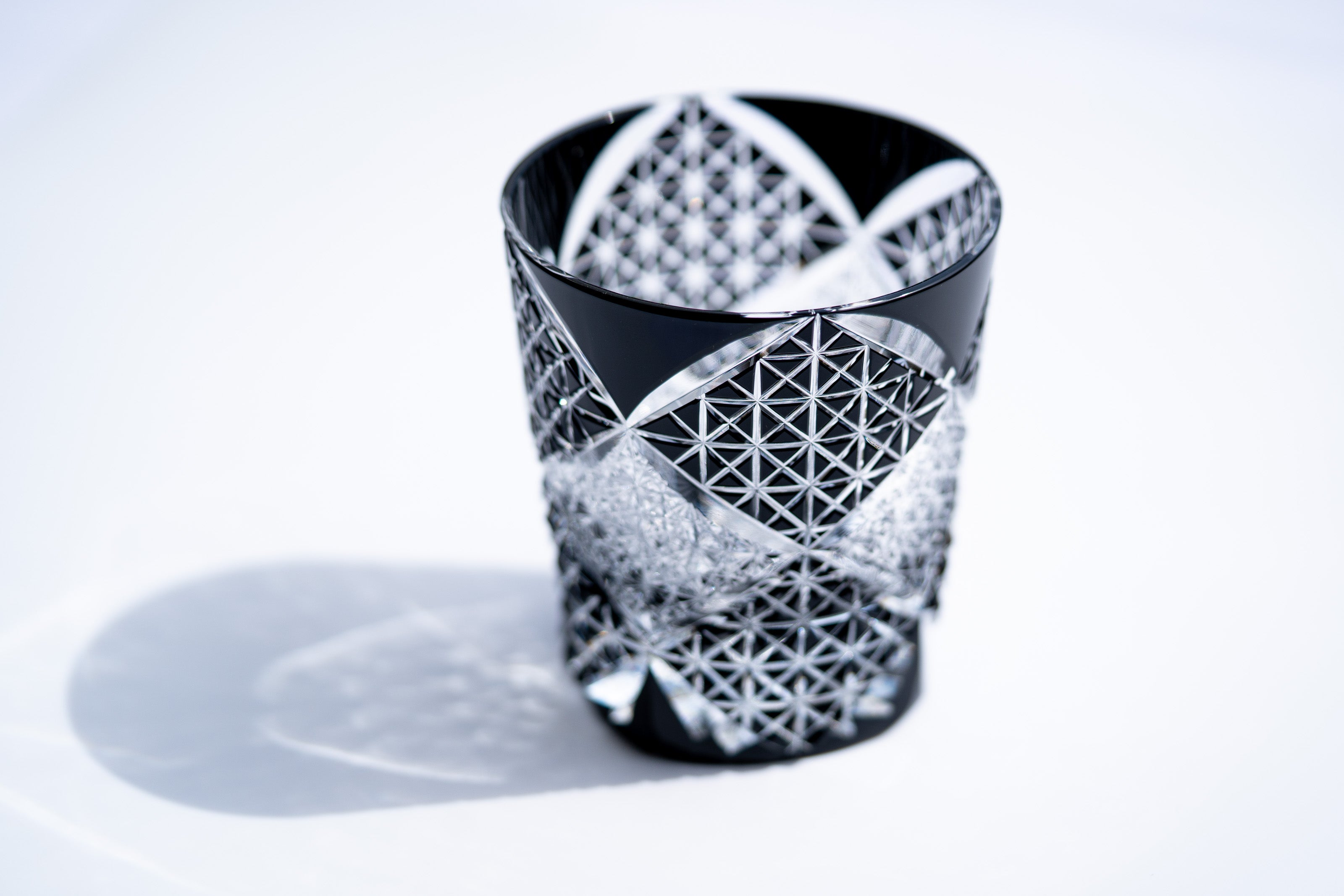 M-8240BK 菊繋ぎ文様 オールド 黒 – 硝子工房 彩鳳