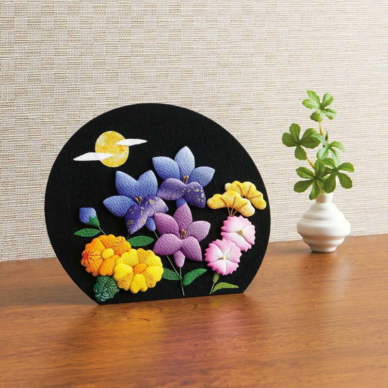 押絵飾り・花歳時記（秋花）｜株式会社さくらほりきり