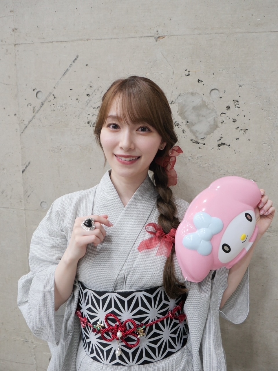 櫻坂46 2025浴衣 生写真 サイン 直筆 守屋麗奈 櫻坂46 2025浴衣