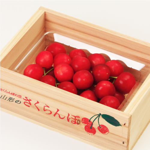 さくらんぼ 佐藤錦 秀撰品 Lサイズ 250g【250x1P】バラ詰 木箱入