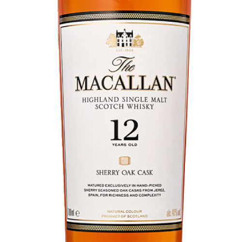 The Macallan シングルモルトウイスキー 40% The Macallan 12 Years