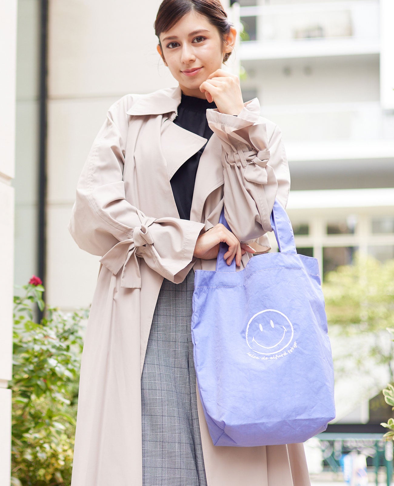 スマイル エコ トートバッグ 1725