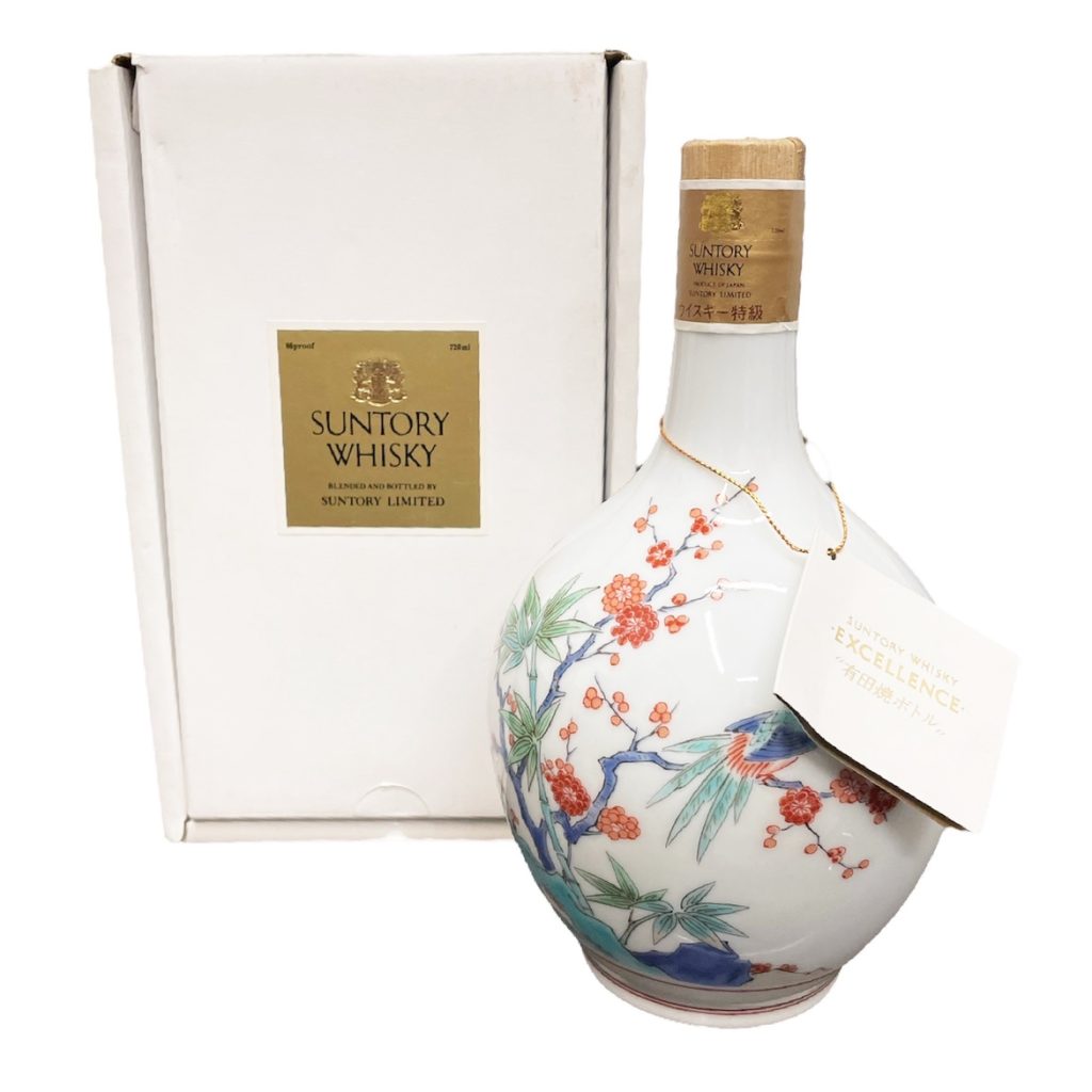 翌日発送 SUNTORY サントリー ザ ウイスキー 陶器ボトル 木箱付 古酒