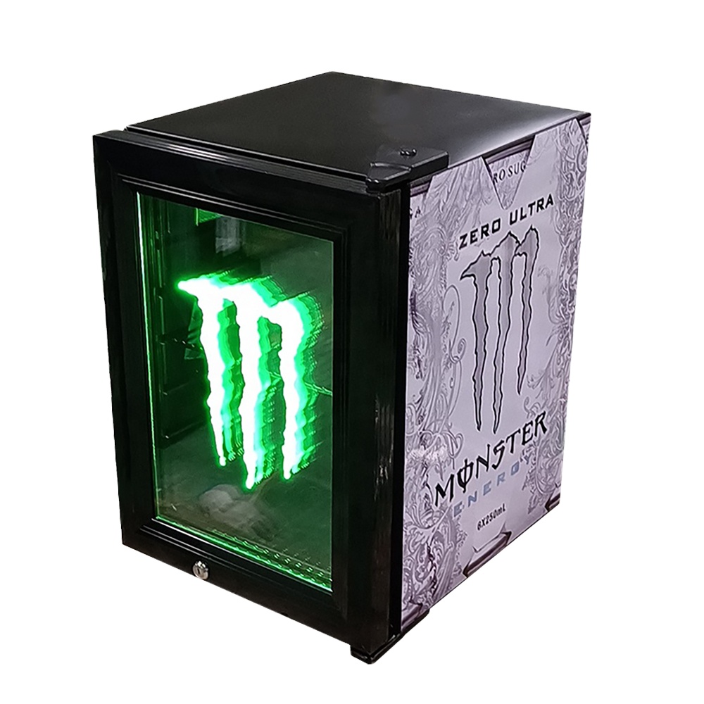 値下げMonster Energy カスタム冷蔵庫 ガラス扉 2026年最新】MONSTER