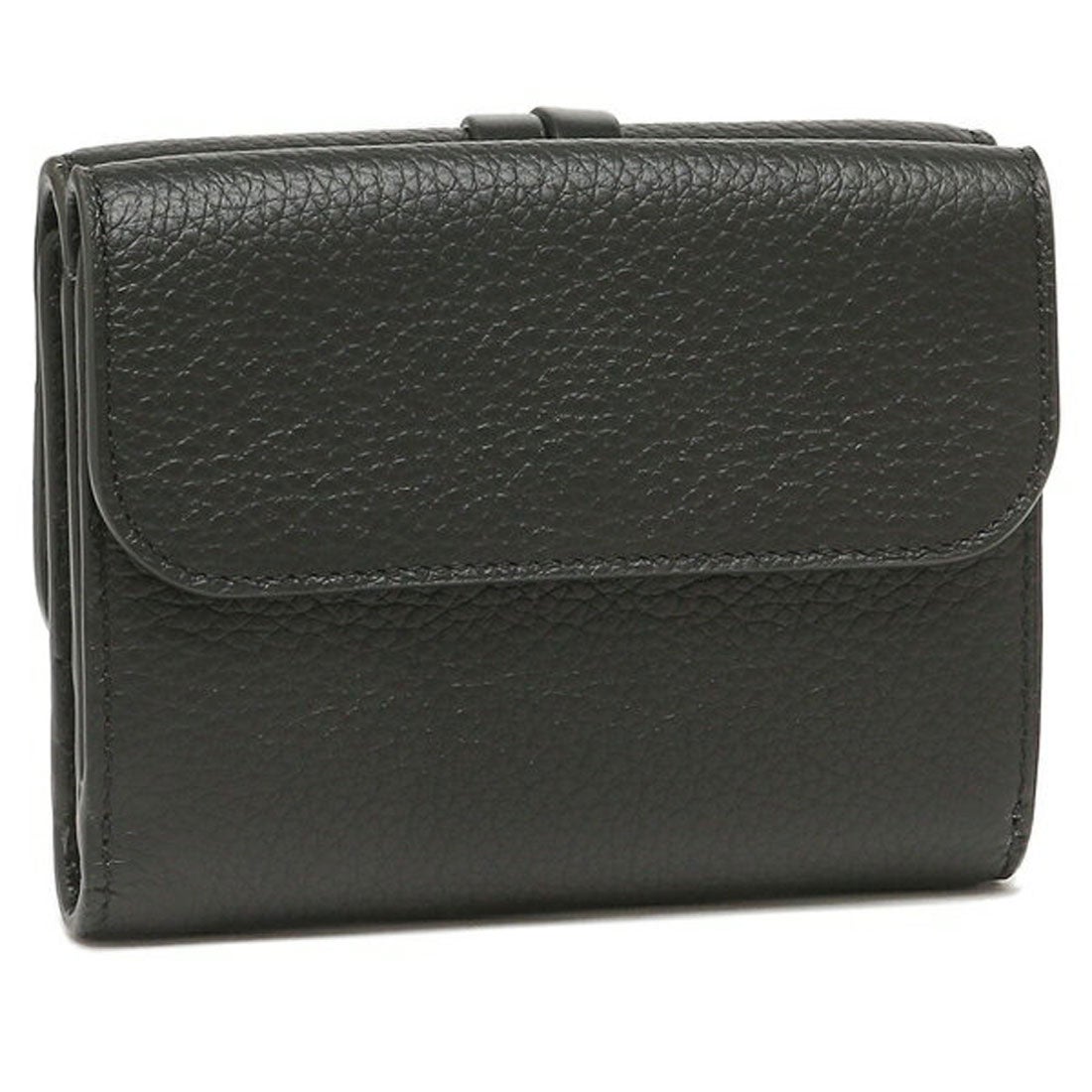 クロエ Chloe 三つ折り財布 アルファベット ミニ財布 ブラック