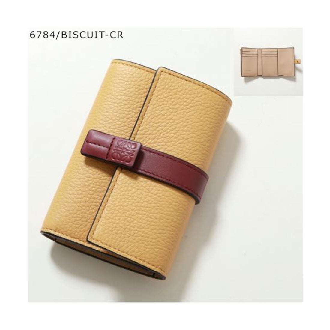 ロエベ LOEWE LOEWE 三つ折り財布 C660S86X01 アナグラム （6784