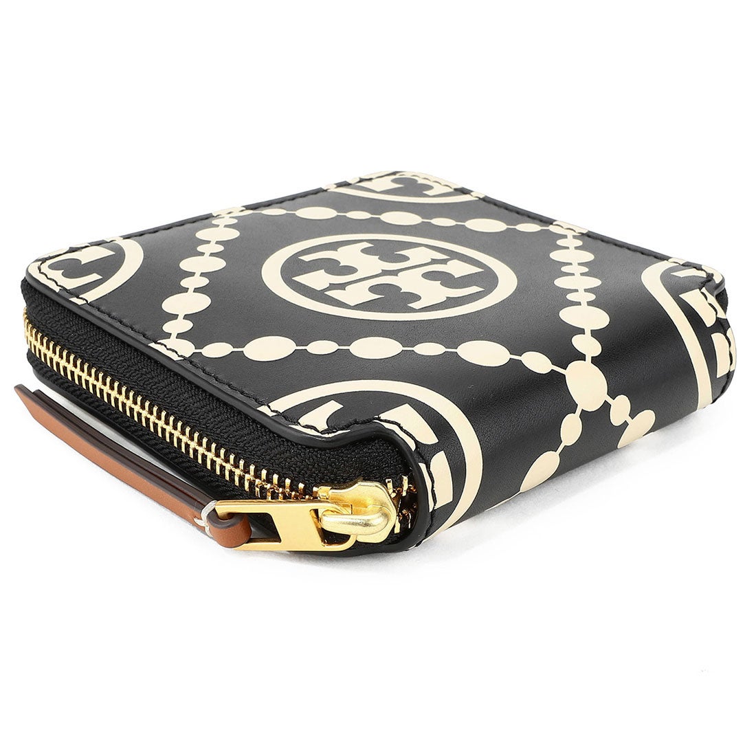 トリーバーチ TORY BURCH 2つ折り財布 Tモノグラム コントラスト