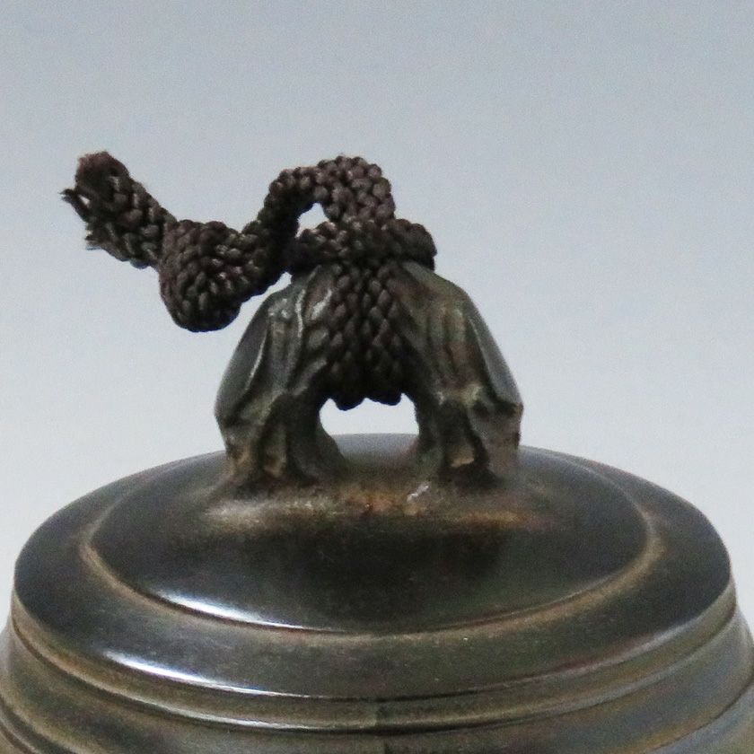 茶道具 鐘（かね）・銅鑼（ドラ） 4寸喚鐘（撞木付） 西村 光寿